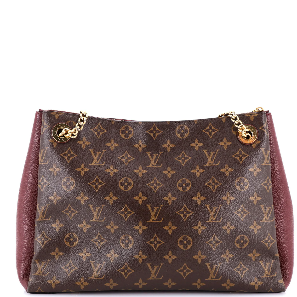 Surene Handbag Monogram Canvas with Leather MM - Deep Luxury