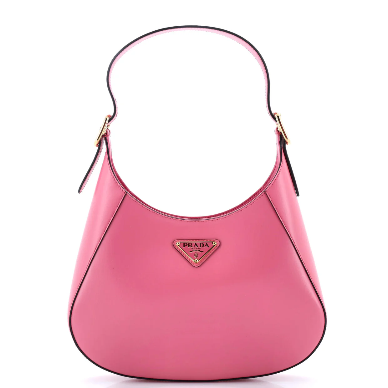 Cleo Shoulder Bag Box Calf Medium - Deep Luxury