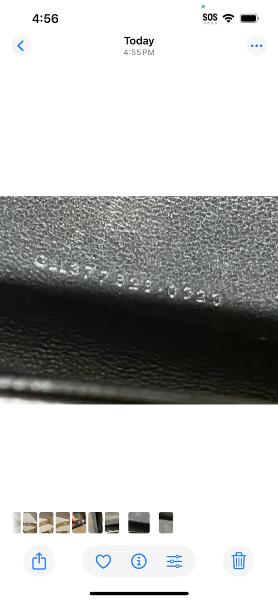 Classic Monogram Wallet on Chain Matelasse Chevron Leather Medium - Deep Luxury