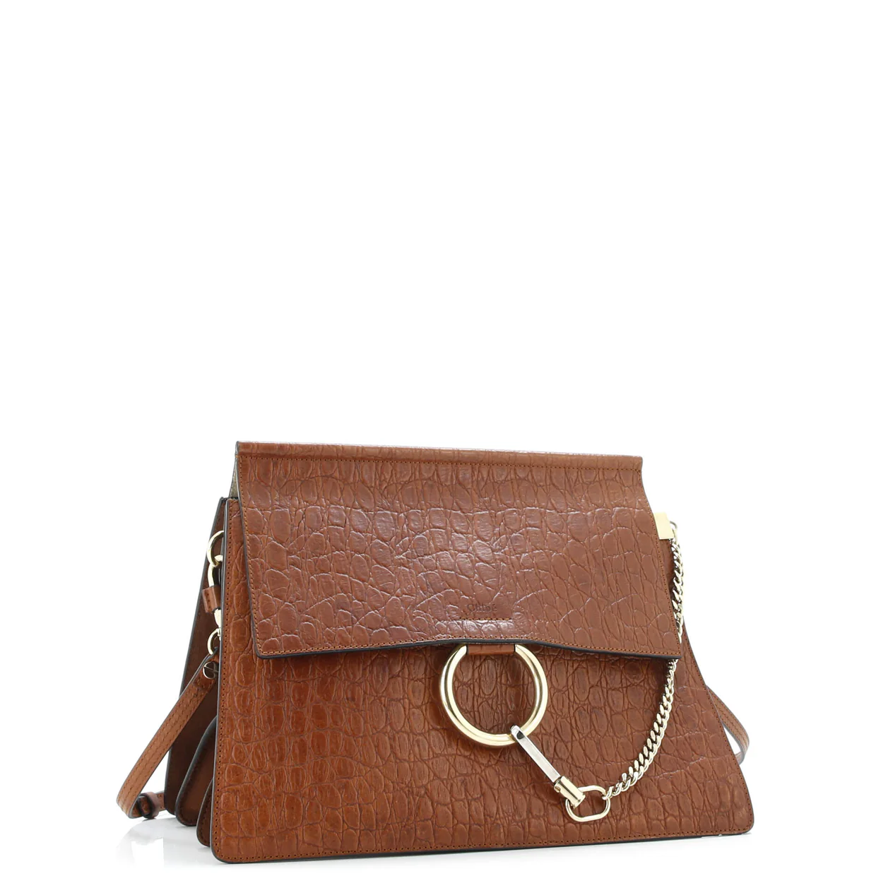 Faye Shoulder Bag Leather Medium - Deep Luxury