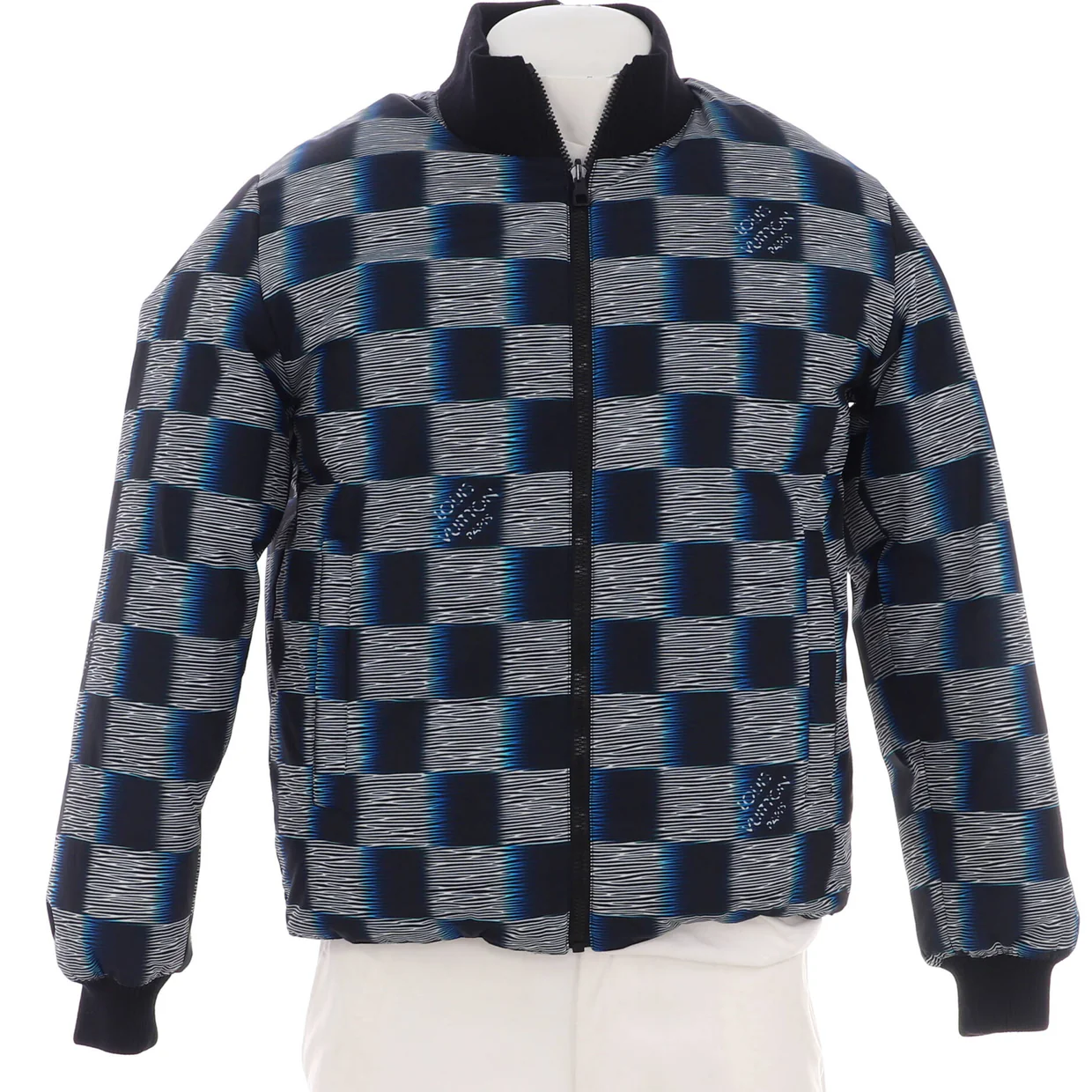 Men's Reversible Puffer Jacket Damier Rush Epi XL Polyester - Deep Luxury