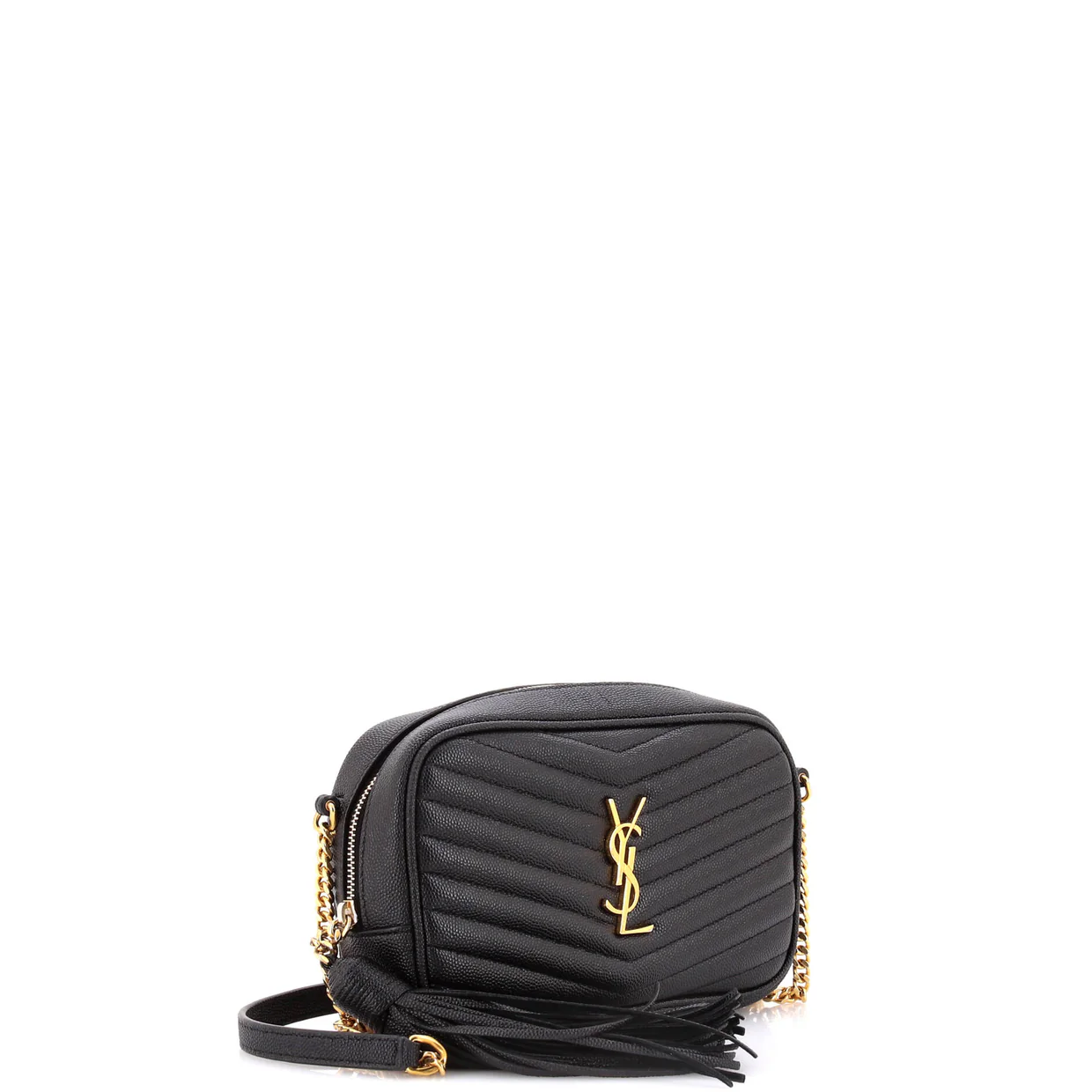Lou Camera Bag Matelasse Chevron Leather Mini - Deep Luxury