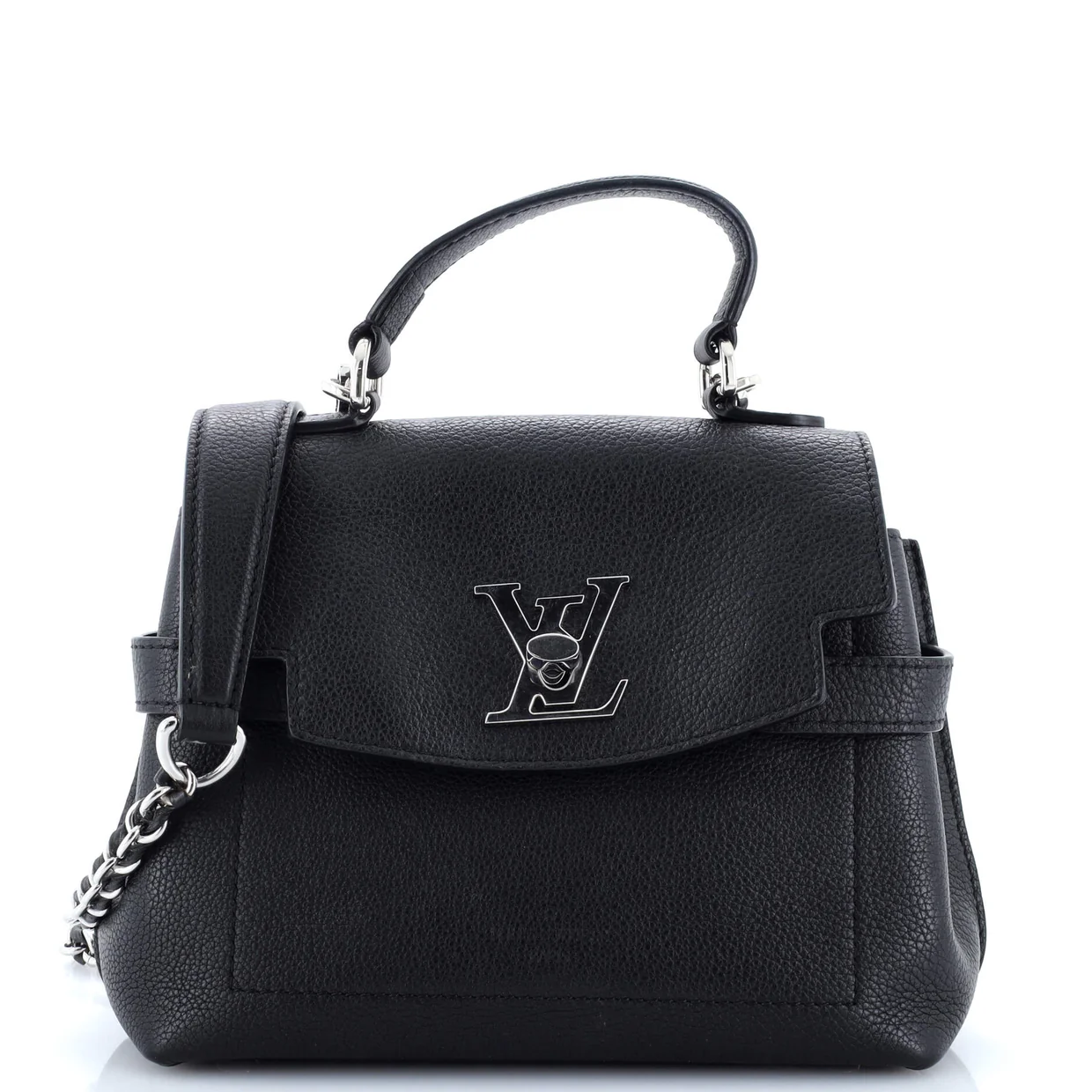 Lockme Ever Handbag Leather Mini - Deep Luxury