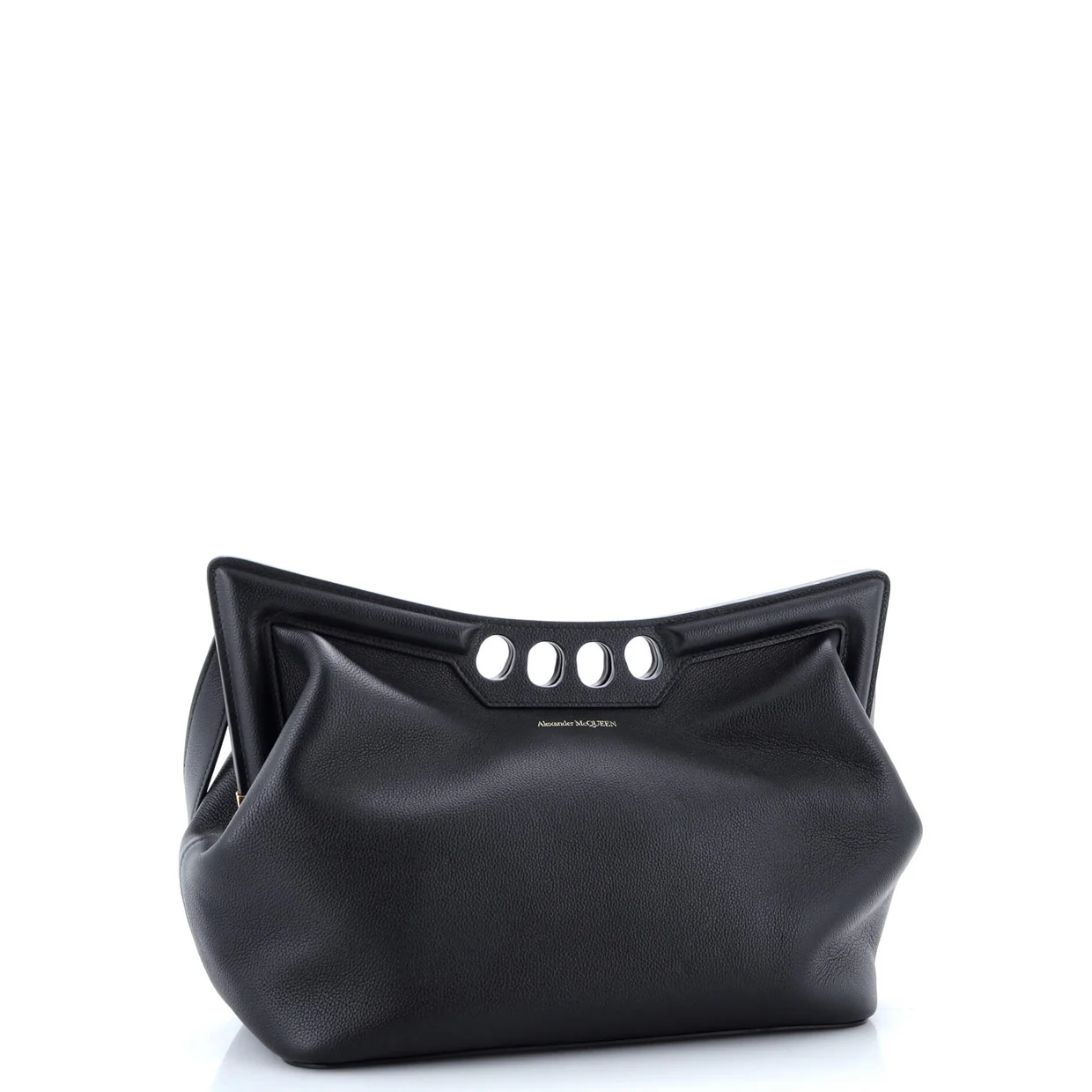 The Peak Chain Shoulder Bag Leather Small - Deep Luxury