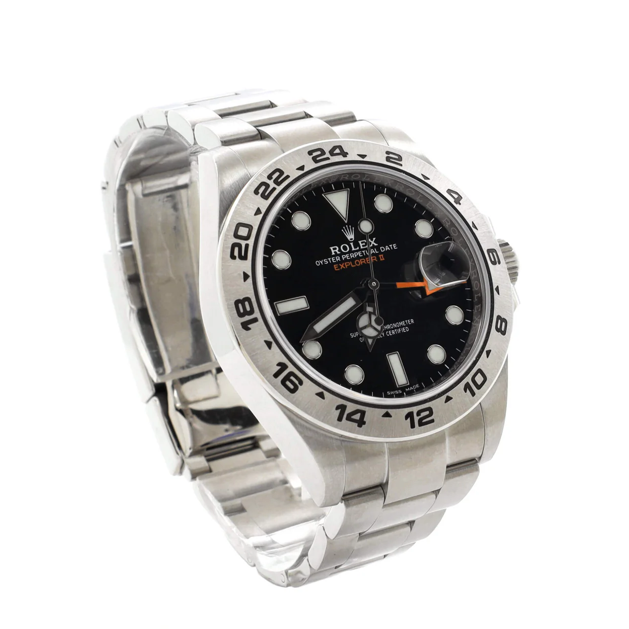 Oyster Perpetual Explorer II Automatic Watch Stainless Steel 42 - Deep Luxury