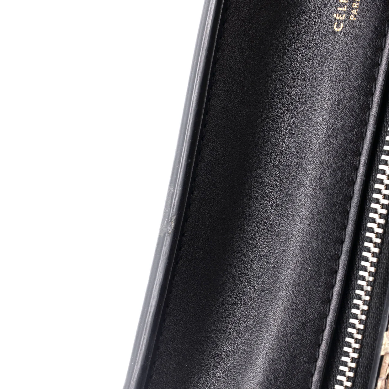 Edge Bag Python and Leather Medium - Deep Luxury