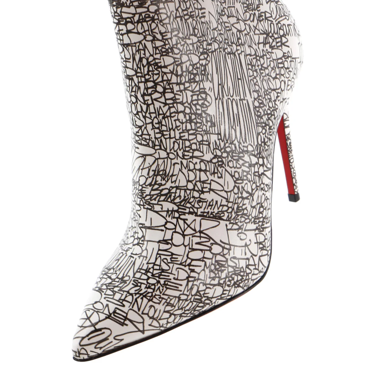 Women's So Kate Booty Ankle Boots Printed Leather 100 - Deep Luxury