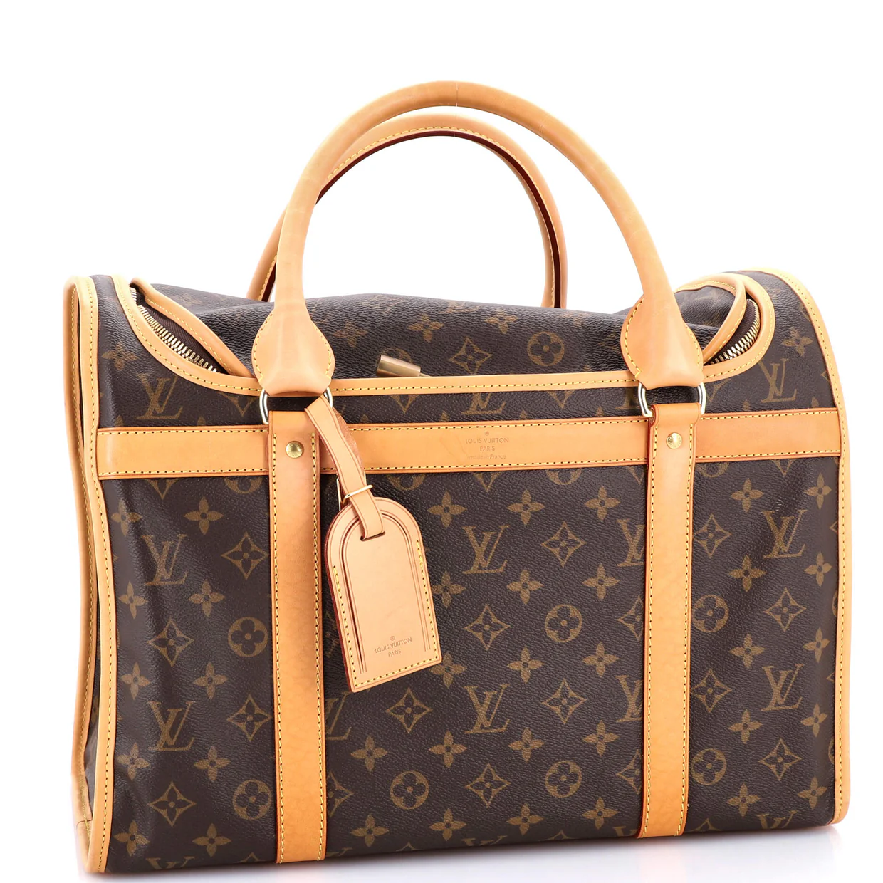 Dog Carrier Bag Monogram Canvas 40 - Deep Luxury
