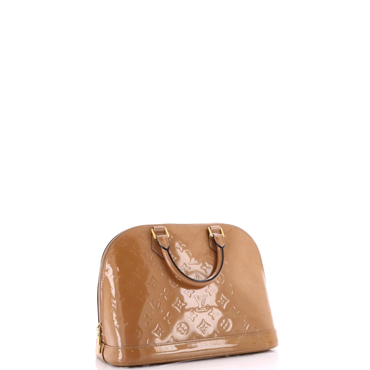 Alma Handbag Monogram Vernis PM - Deep Luxury