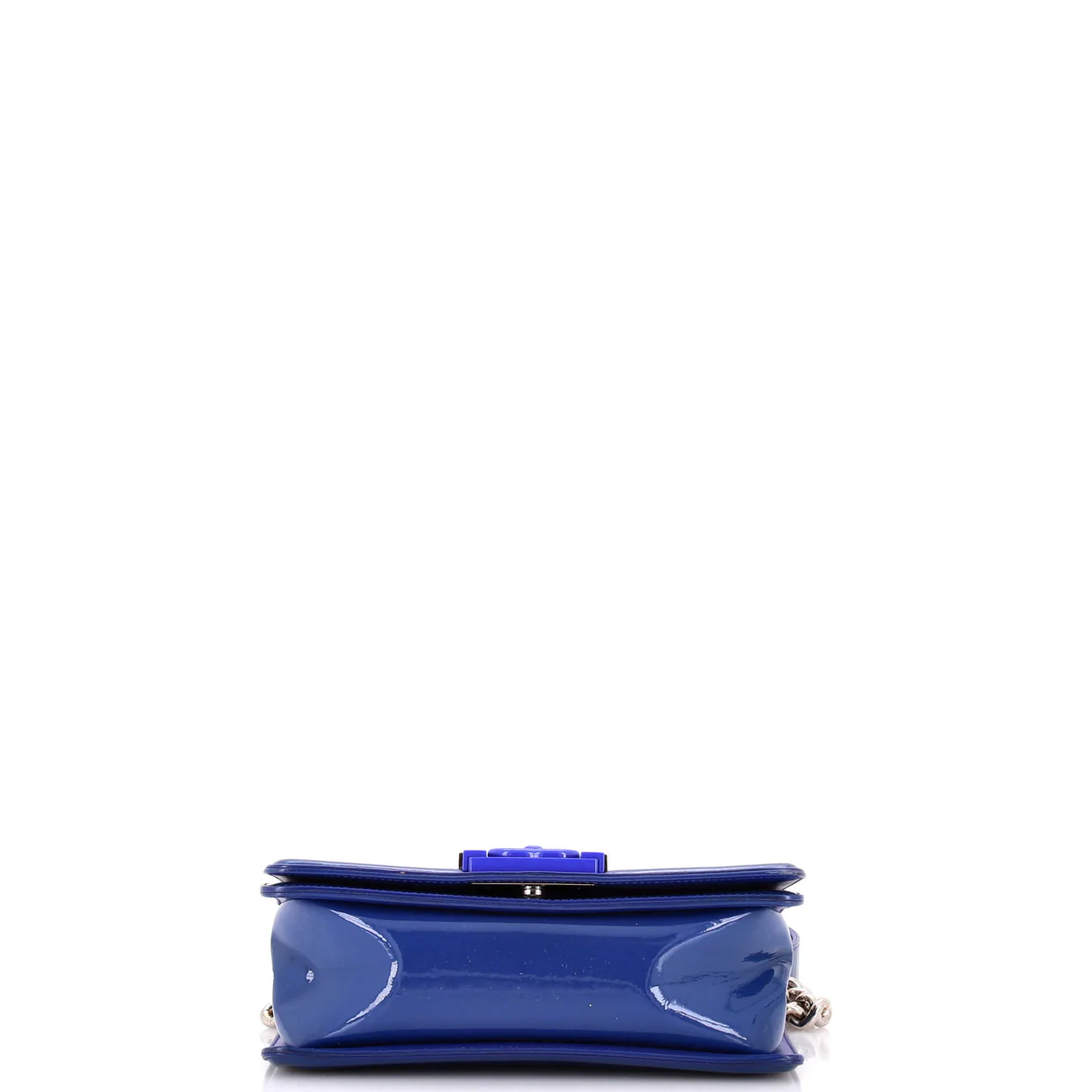 Boy Flap Bag Quilted Plexiglass Patent Small - Deep Luxury