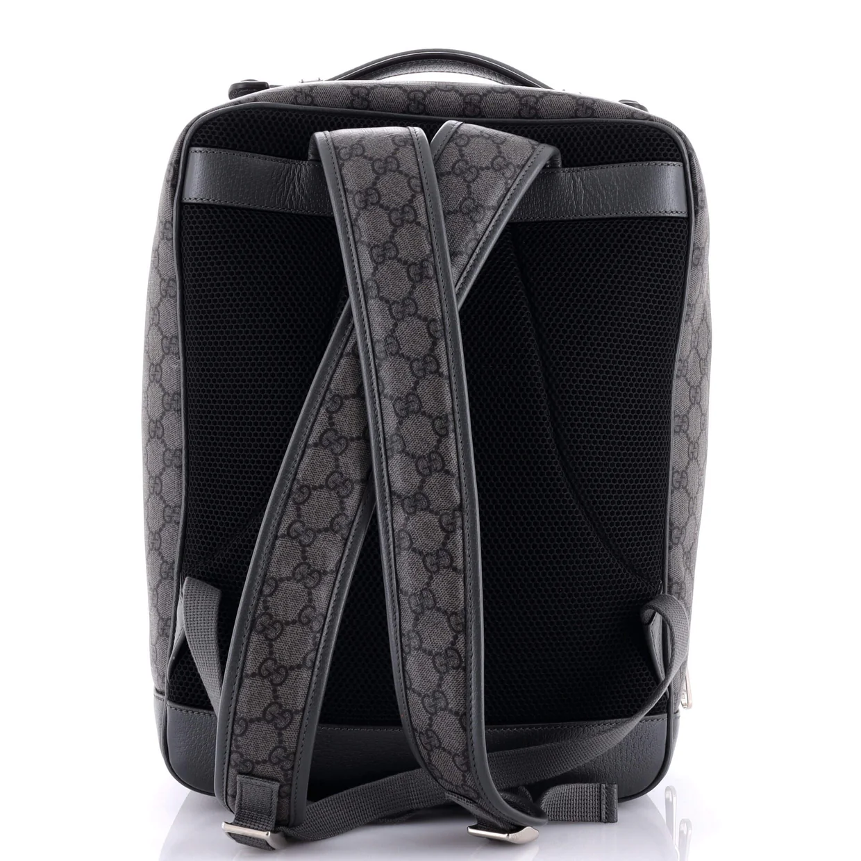 Ophidia Front Zip Pocket Backpack GG Coated Canvas Medium - Deep Luxury