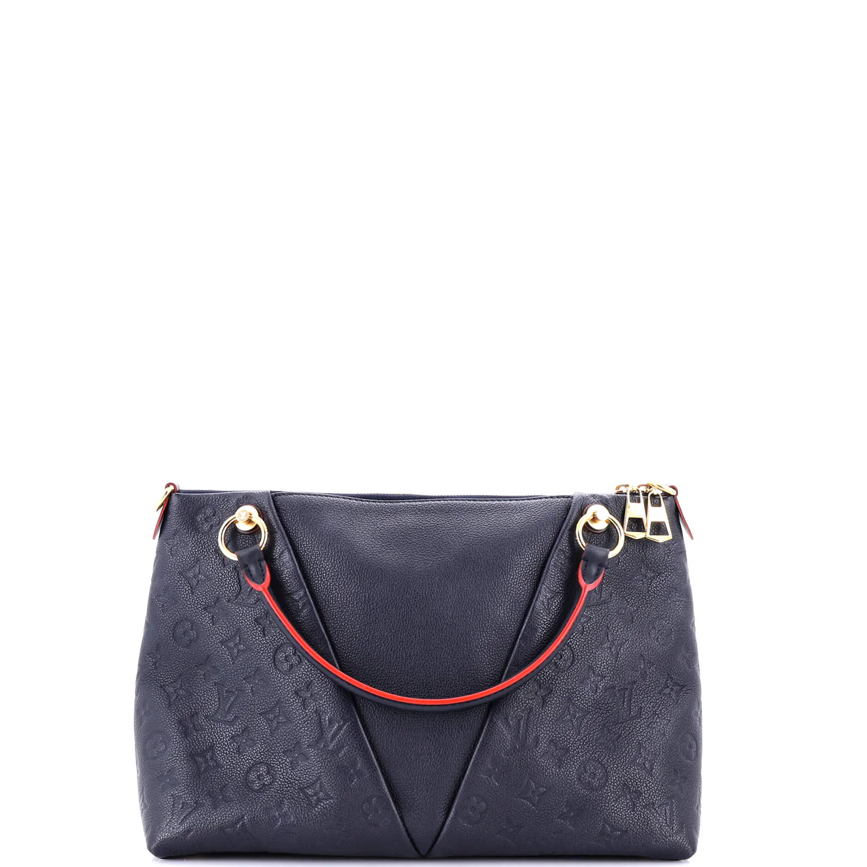 V Tote Monogram Empreinte Leather MM - Deep Luxury