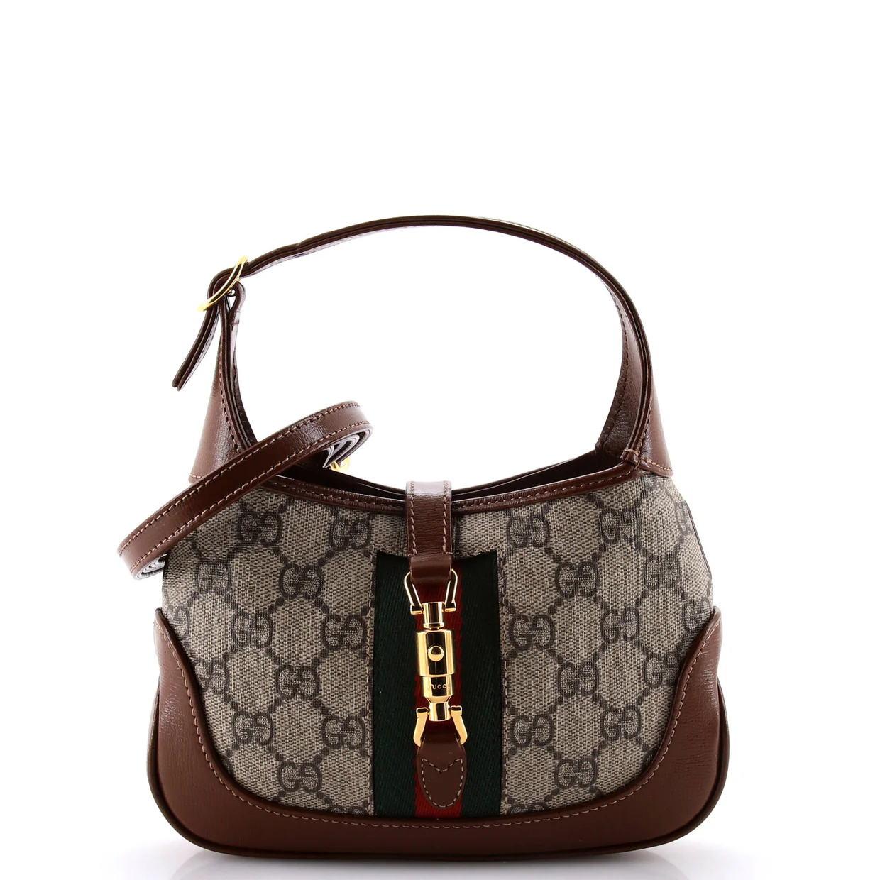 Jackie 1961 Hobo GG Coated Canvas Mini - Deep Luxury