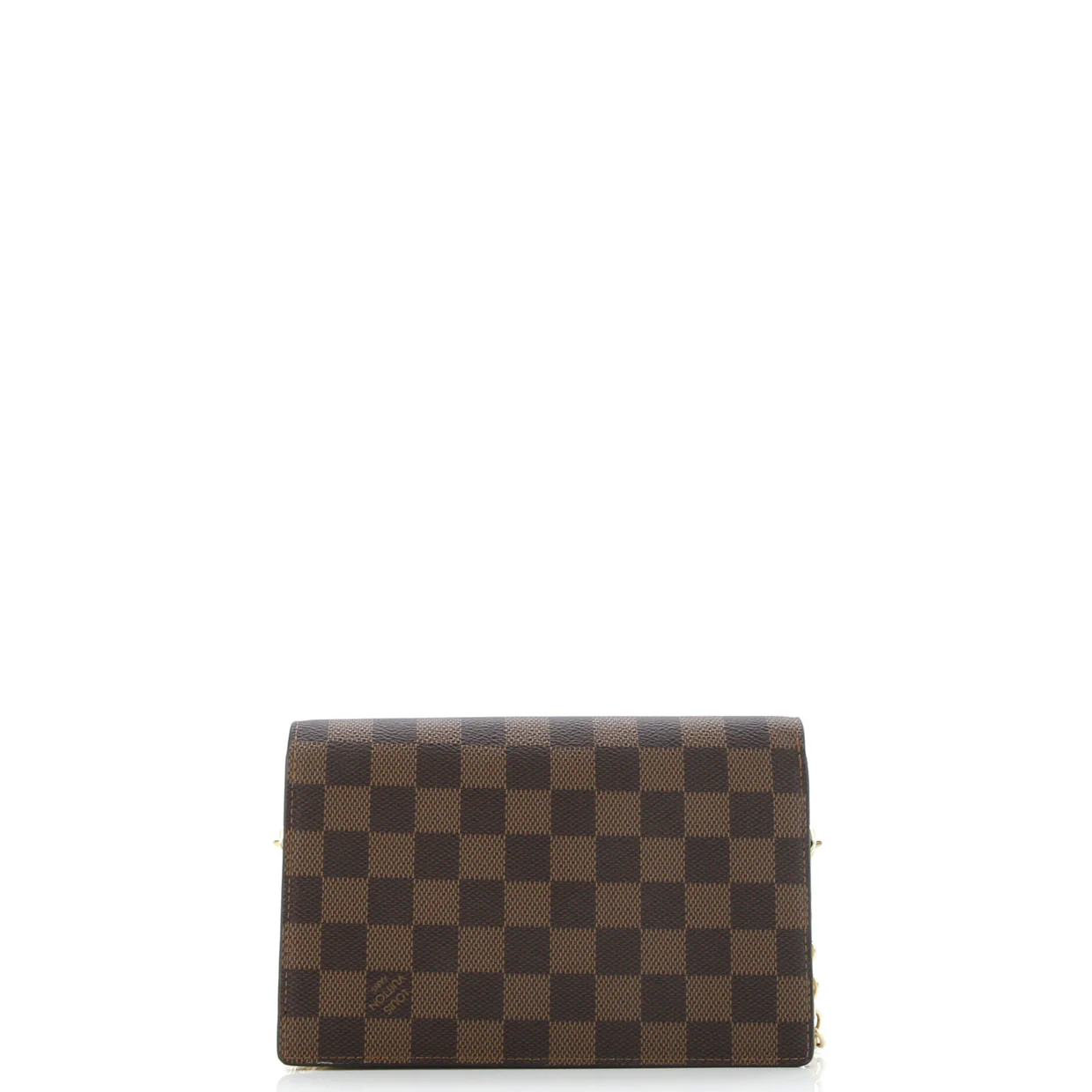 Vavin Chain Wallet NM Damier with Leather - Deep Luxury