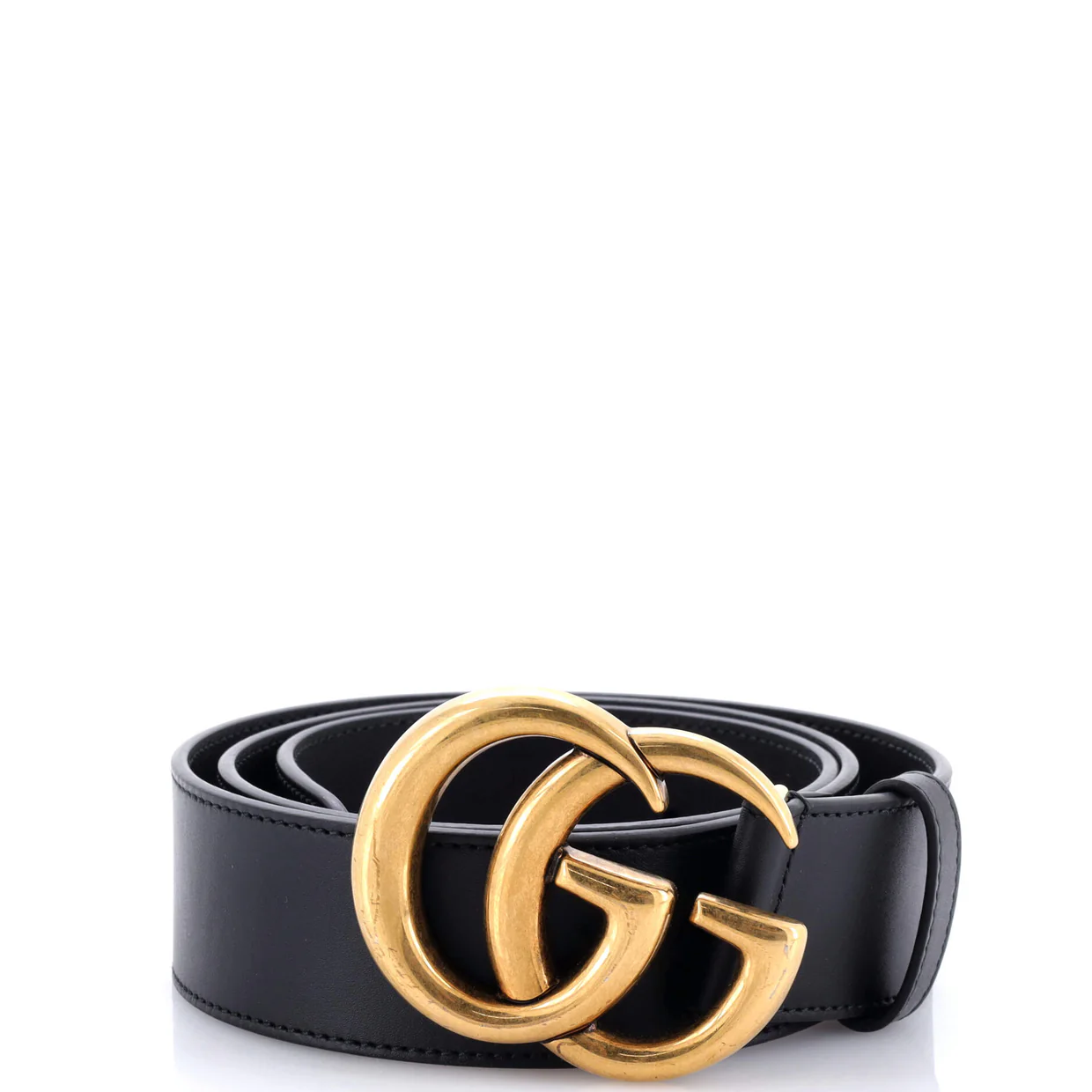 GG Marmont Belt Leather Wide 85 - Deep Luxury