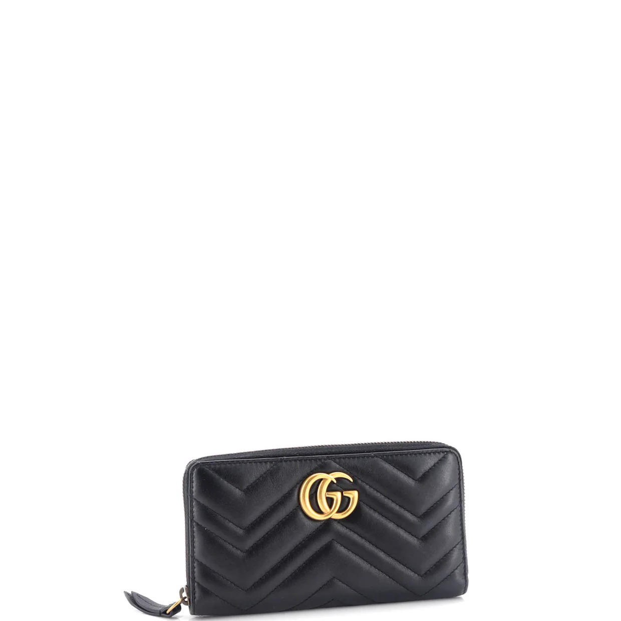 GG Marmont Zip Around Wallet Matelasse Leather - Deep Luxury