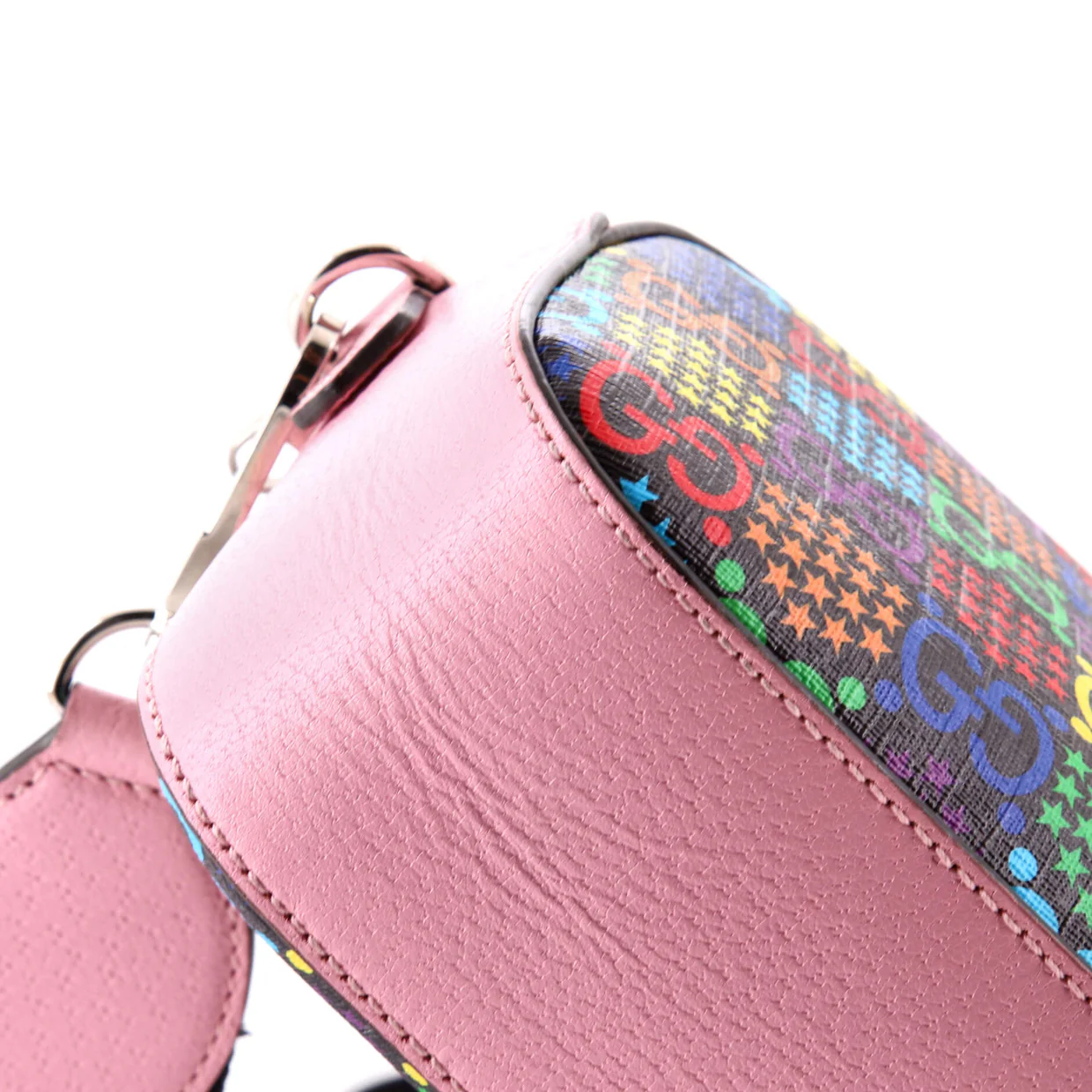 Camera Crossbody Bag Psychedelic Print GG Coated Canvas Small - Deep Luxury