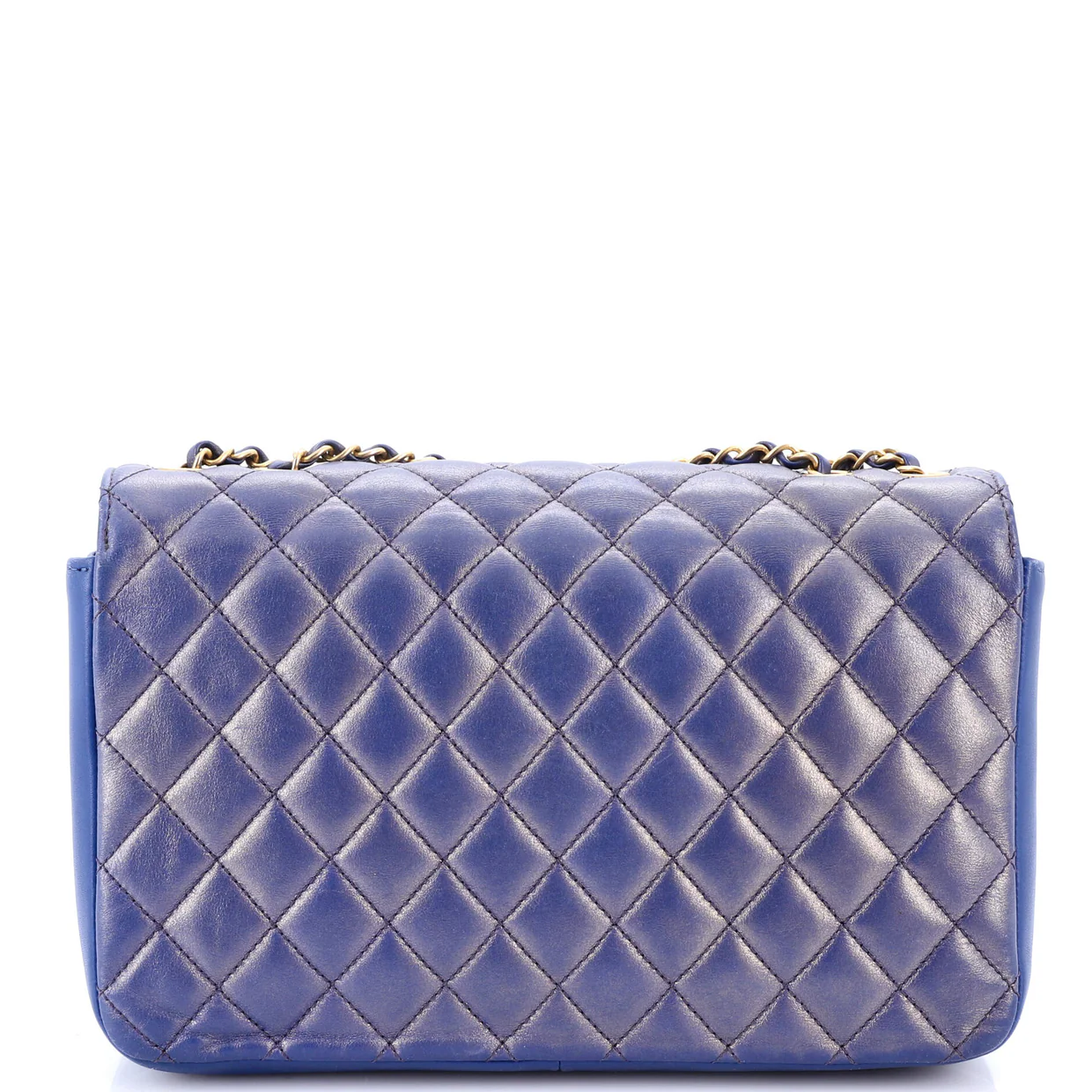 CC Chic Double Flap Bag Quilted Lambskin Medium - Deep Luxury