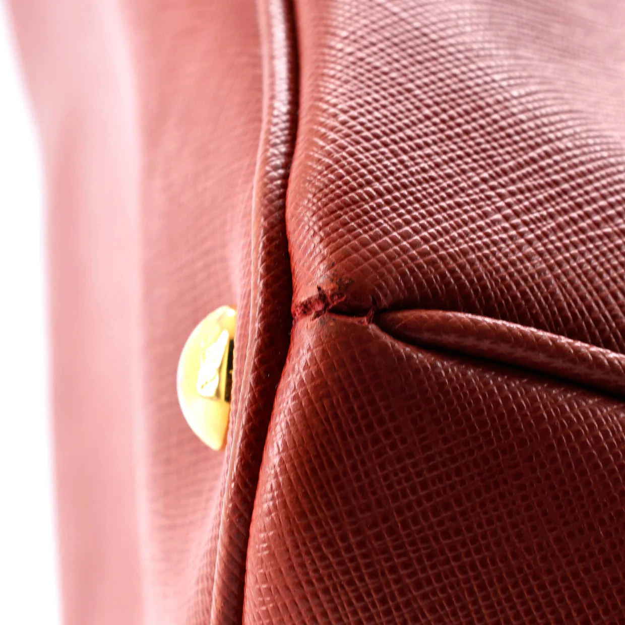 Double Zip Lux Tote Saffiano Leather Large - Deep Luxury