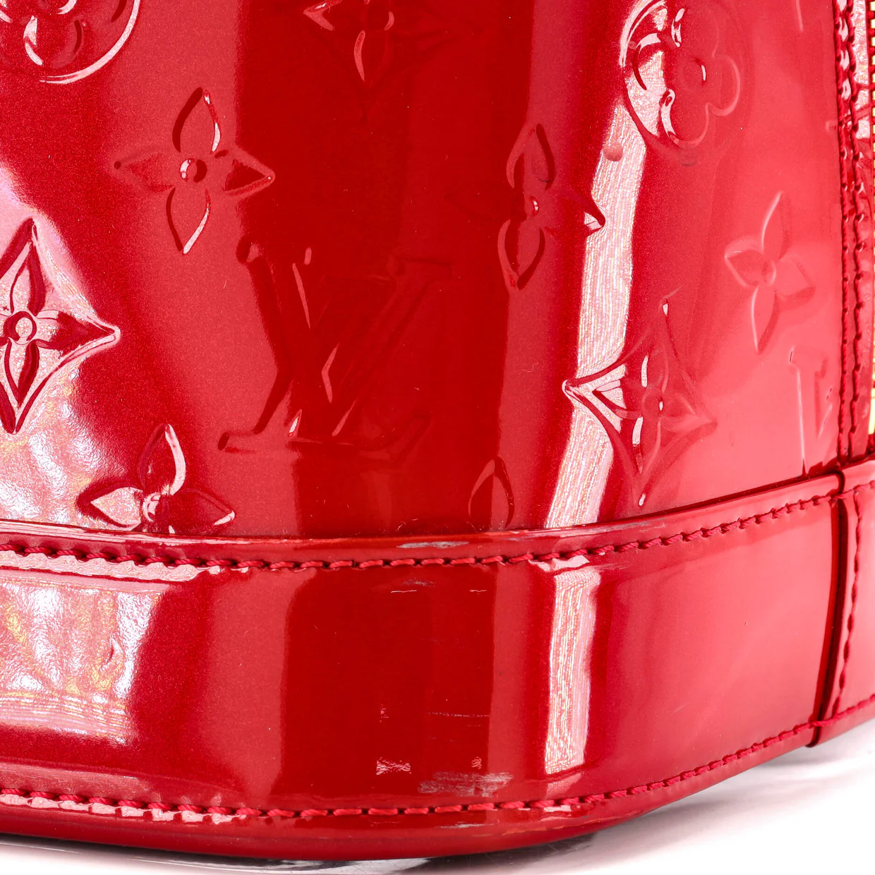 Alma Handbag Monogram Vernis GM - Deep Luxury