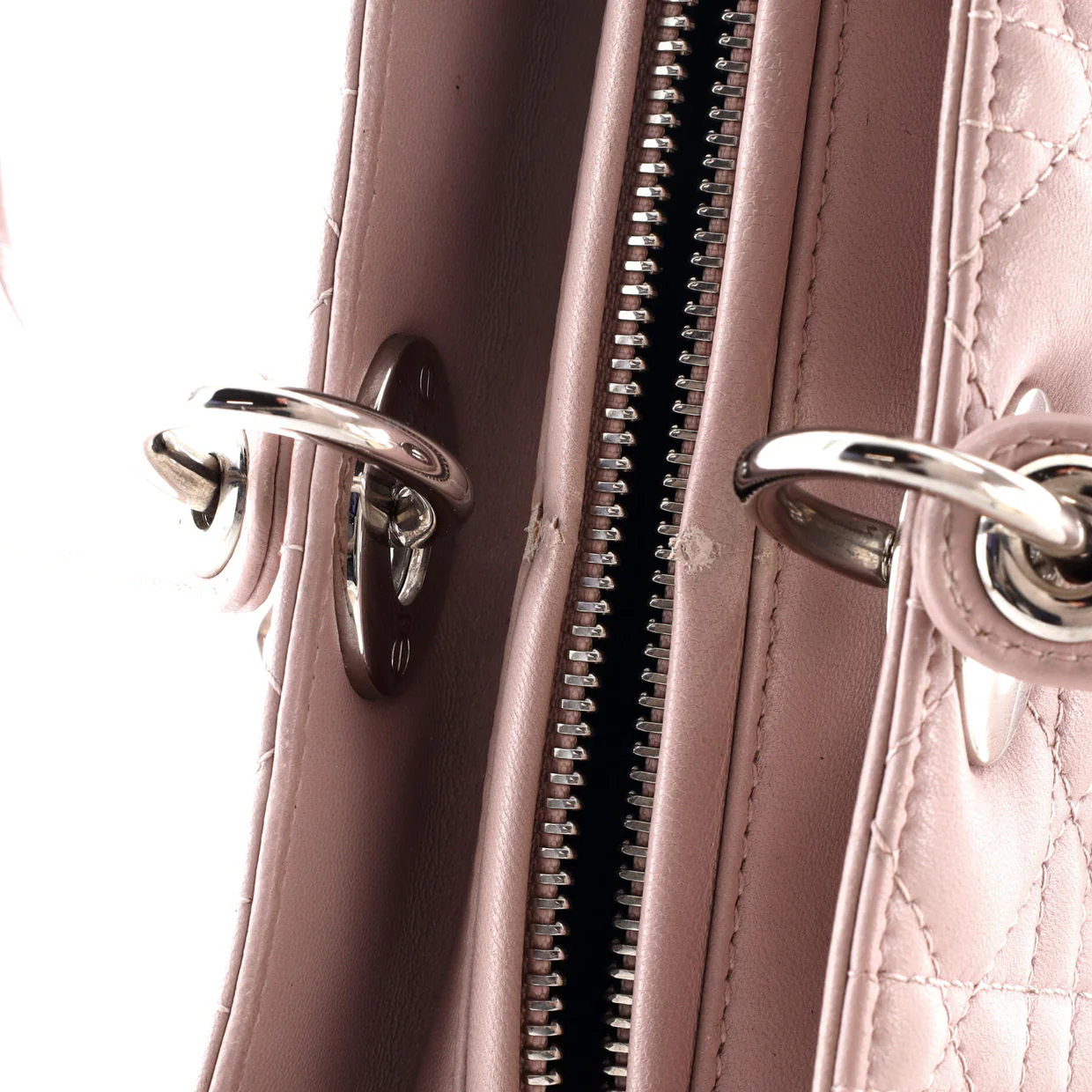 Lady Dior Bag Cannage Quilt Lambskin Large - Deep Luxury