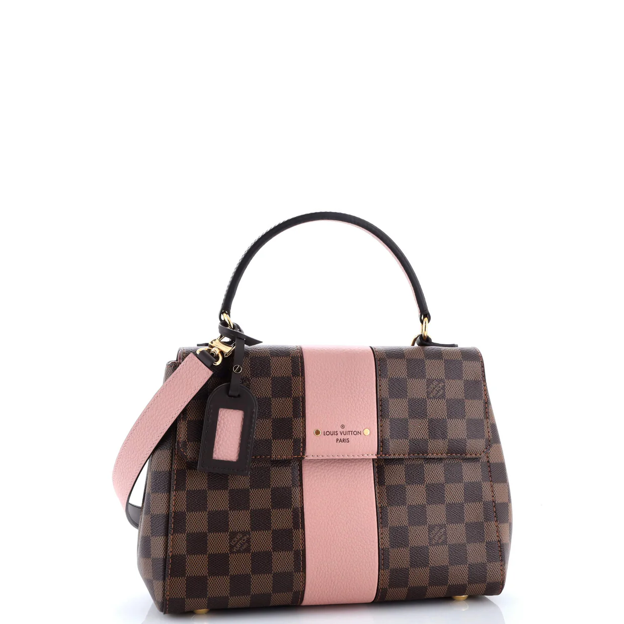 Bond Street Handbag Damier with Leather MM - Deep Luxury