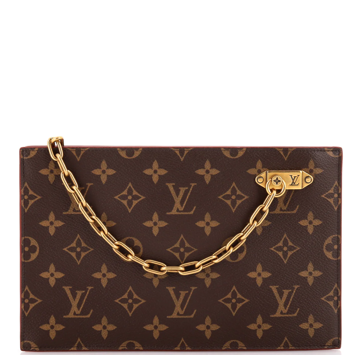 Legacy Chain Clutch Monogram Canvas - Deep Luxury