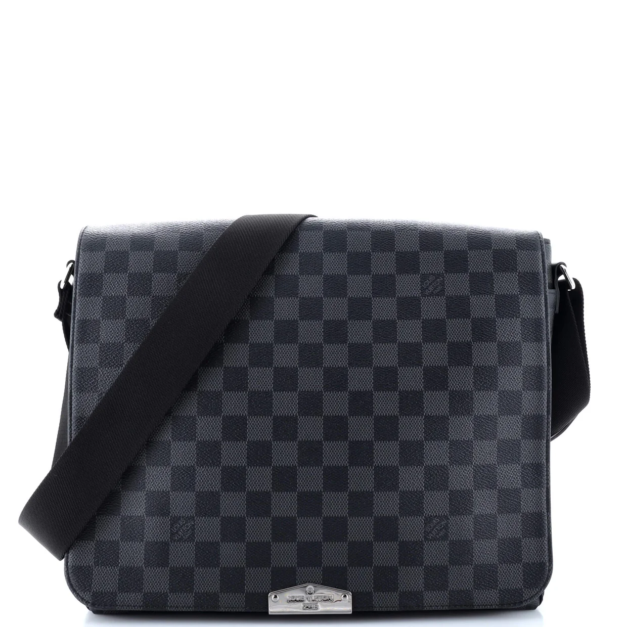 District NV2 Messenger Bag Damier Graphite MM - Deep Luxury