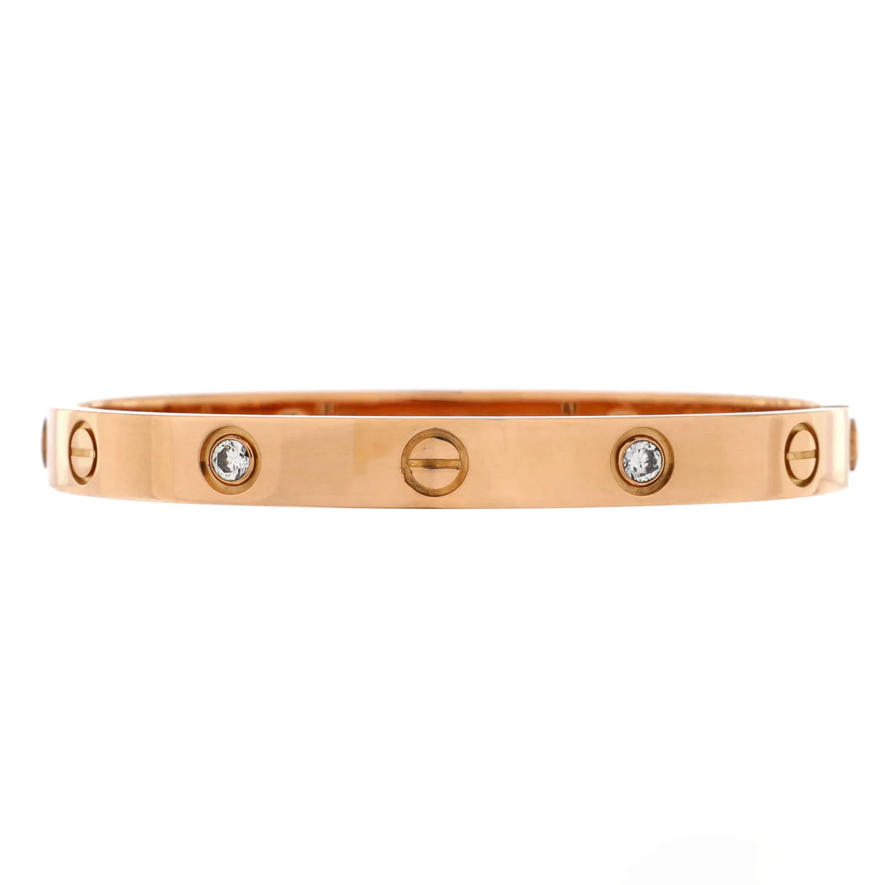 Love 4 Diamond Bracelet 18K Rose Gold with Diamonds - Deep Luxury
