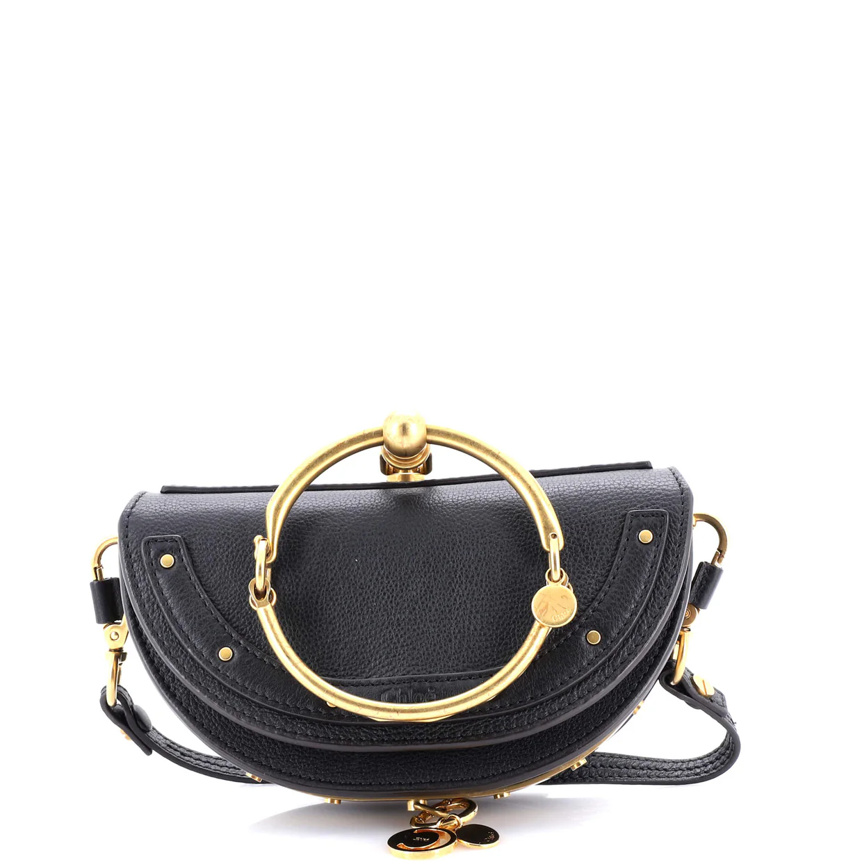 Nile Crossbody Bag Leather Mini - Deep Luxury