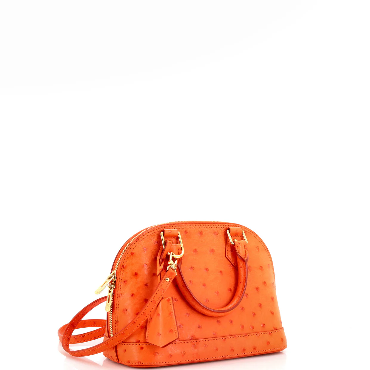 Alma Handbag Ostrich BB - Deep Luxury