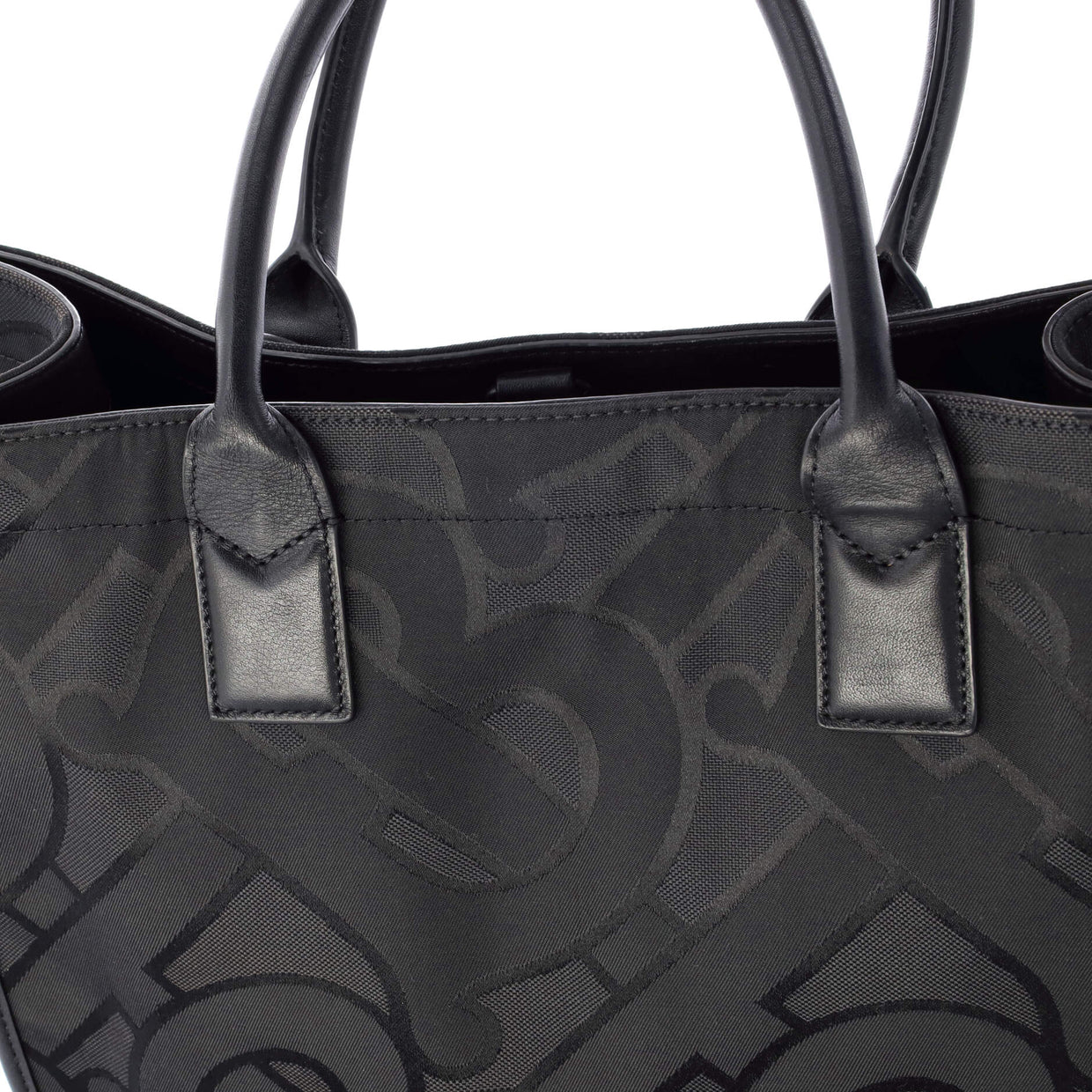 Convertible Tote TB Monogram Jacquard Canvas Large - Deep Luxury