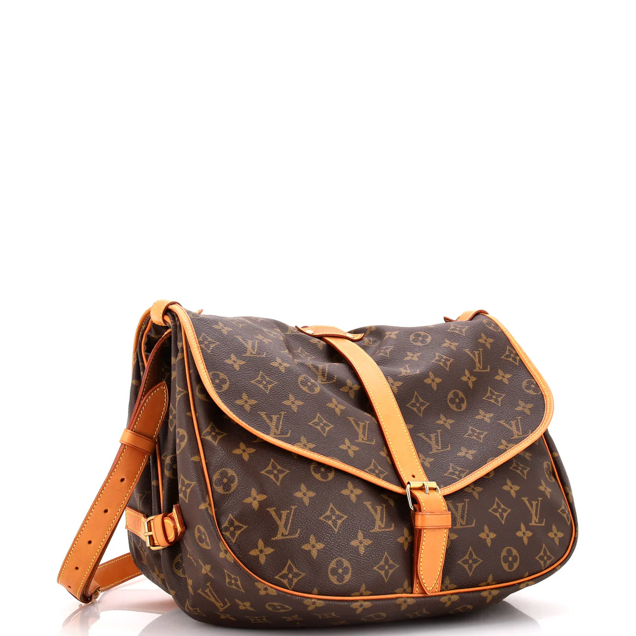 Saumur Handbag Monogram Canvas 35 - Deep Luxury