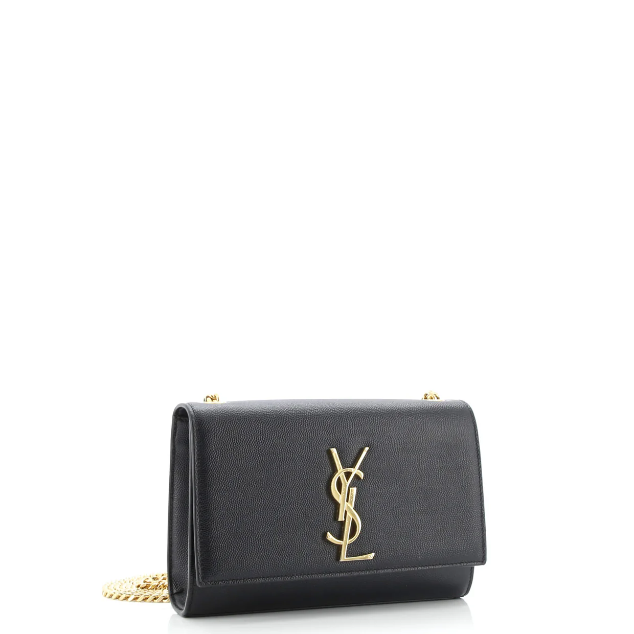 Classic Monogram Crossbody Bag Grainy Leather Small - Deep Luxury
