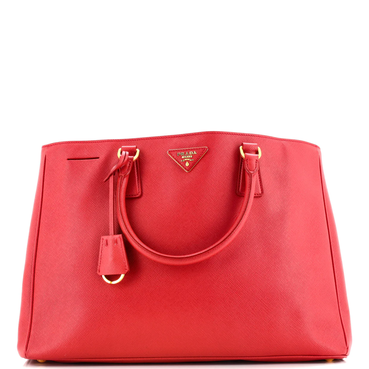 Lux Open Tote Saffiano Leather Large - Deep Luxury