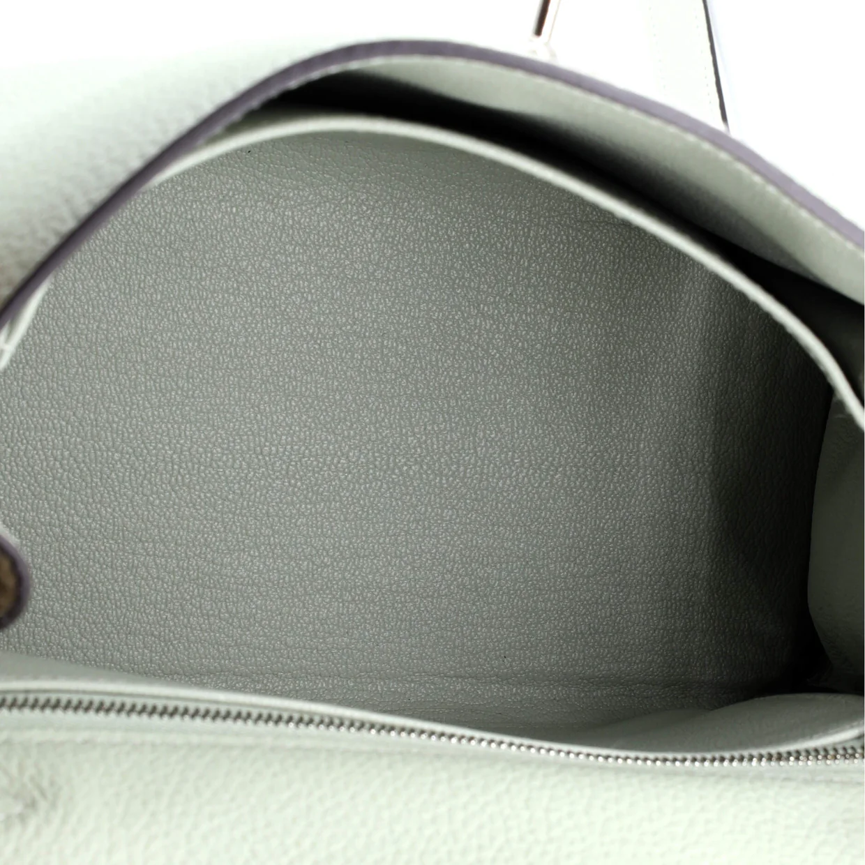 Kelly Handbag Grey Clemence with Palladium Hardware 25 - Deep Luxury