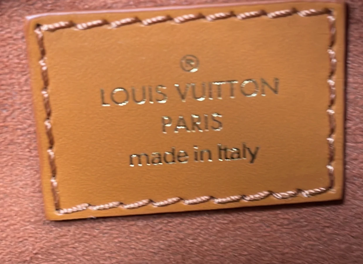 Side Trunk Handbag Debossed Monogram Leather MM - Deep Luxury