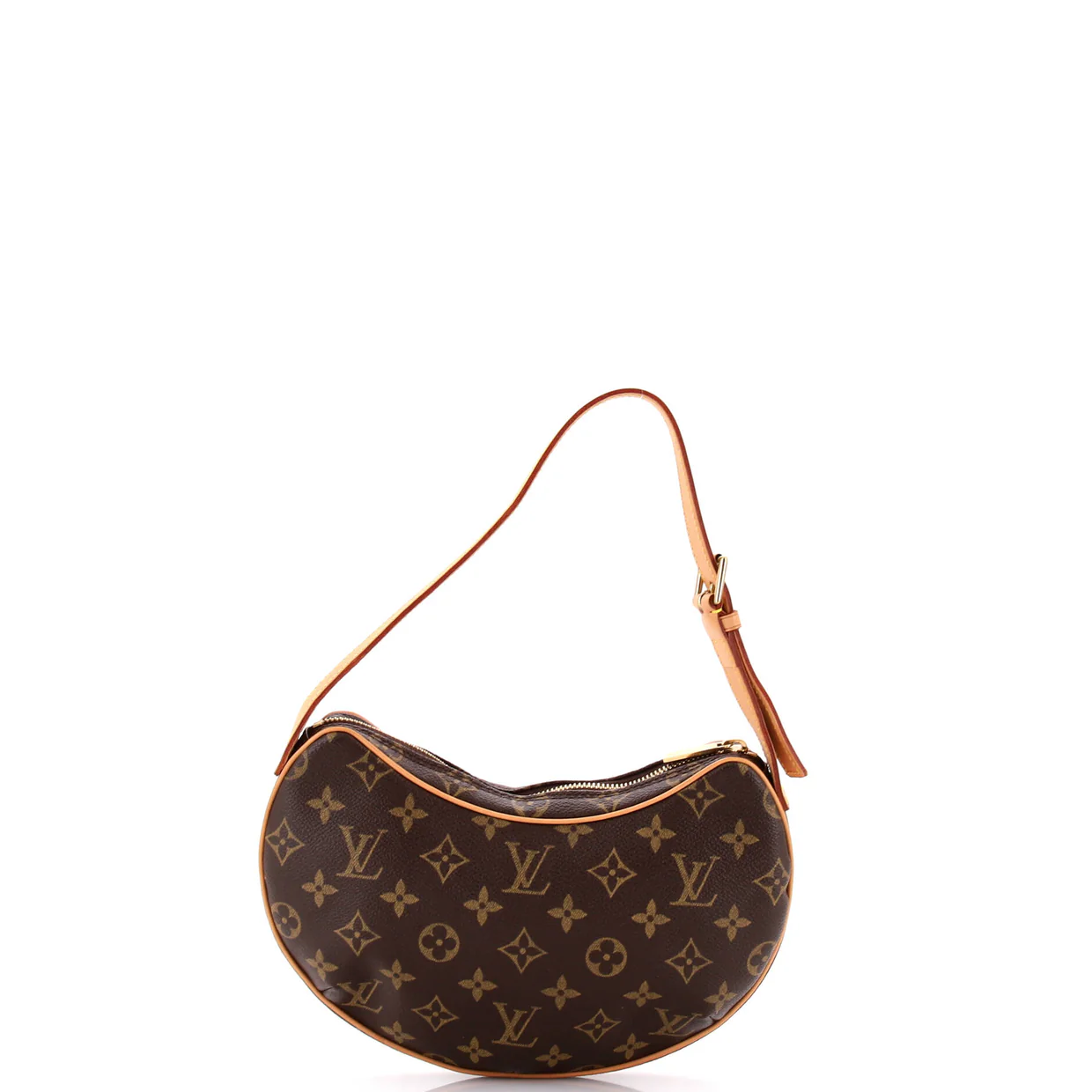 Croissant Handbag Monogram Canvas PM - Deep Luxury