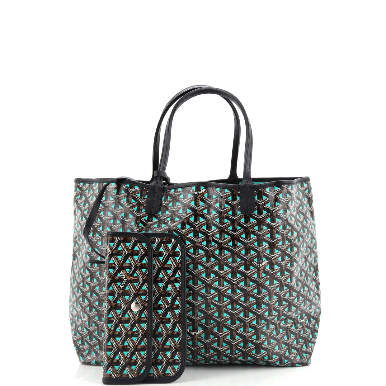 Saint Louis Tote Claire Voie Coated Canvas PM - Deep Luxury
