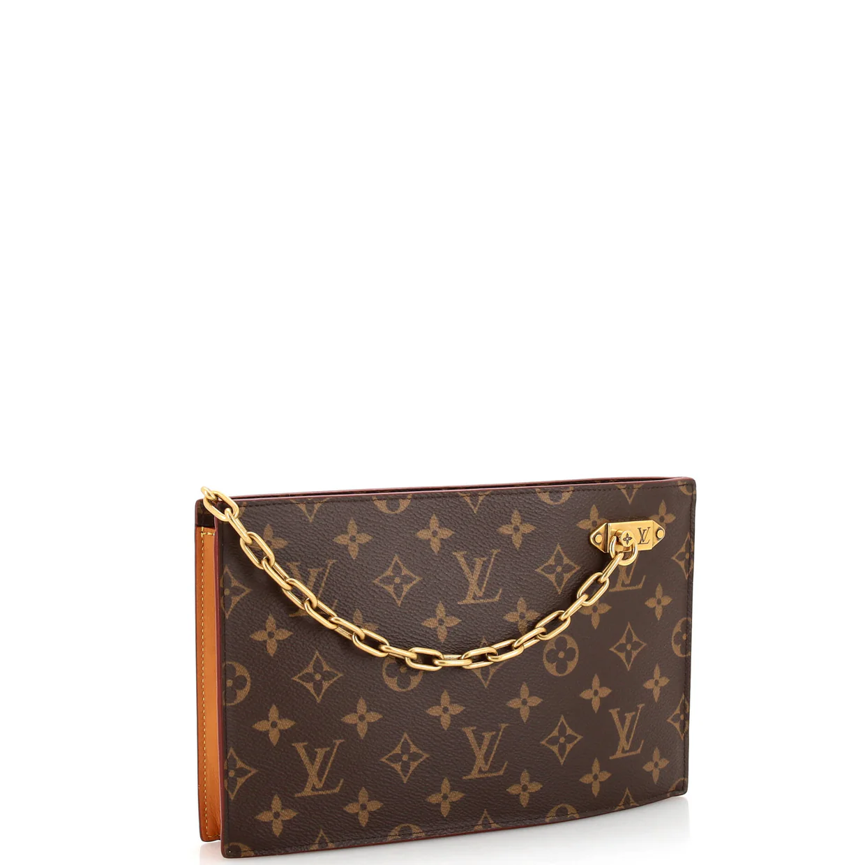 Legacy Chain Clutch Monogram Canvas - Deep Luxury