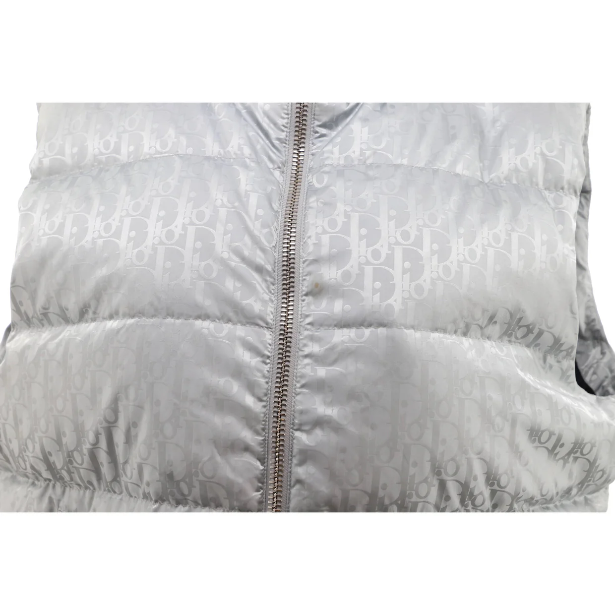 Men's Puffer Vest Quilted Oblique Polyamide with Down - Deep Luxury