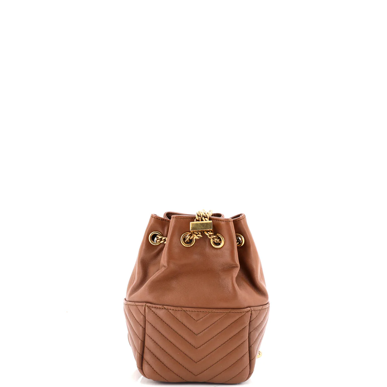 Joe Bucket Bag Matelasse Chevron Leather Mini - Deep Luxury