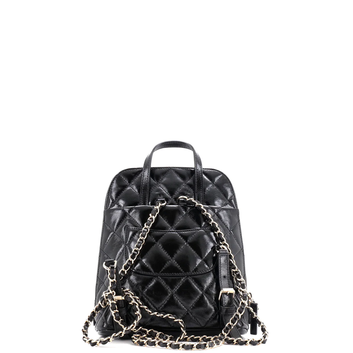 My Pocket Backpack Quilted Shiny Calfskin - Deep Luxury