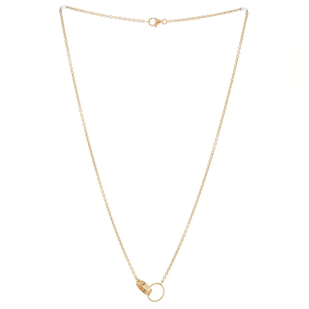 Love Interlocking Necklace 18K Yellow Gold - Deep Luxury