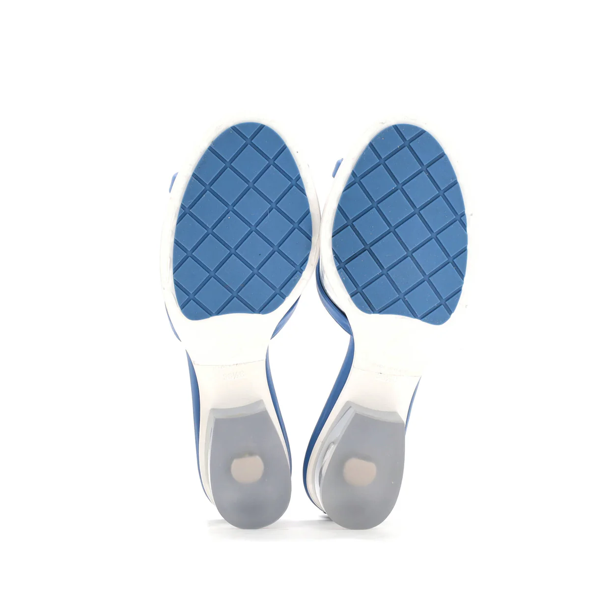 Women's CC Mule Sandals PVC and Leather - Deep Luxury
