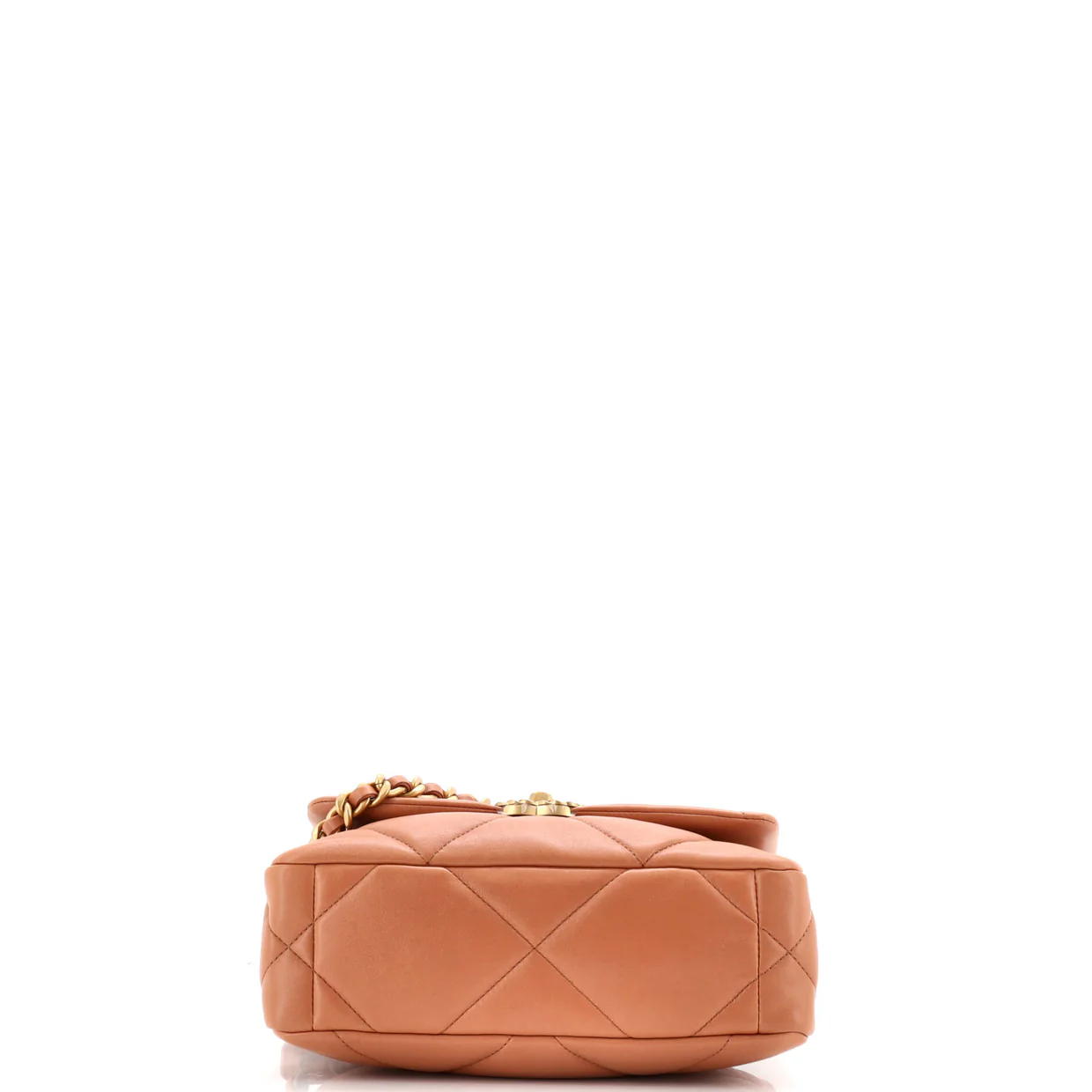 19 Flap Bag Quilted Leather Medium - Deep Luxury