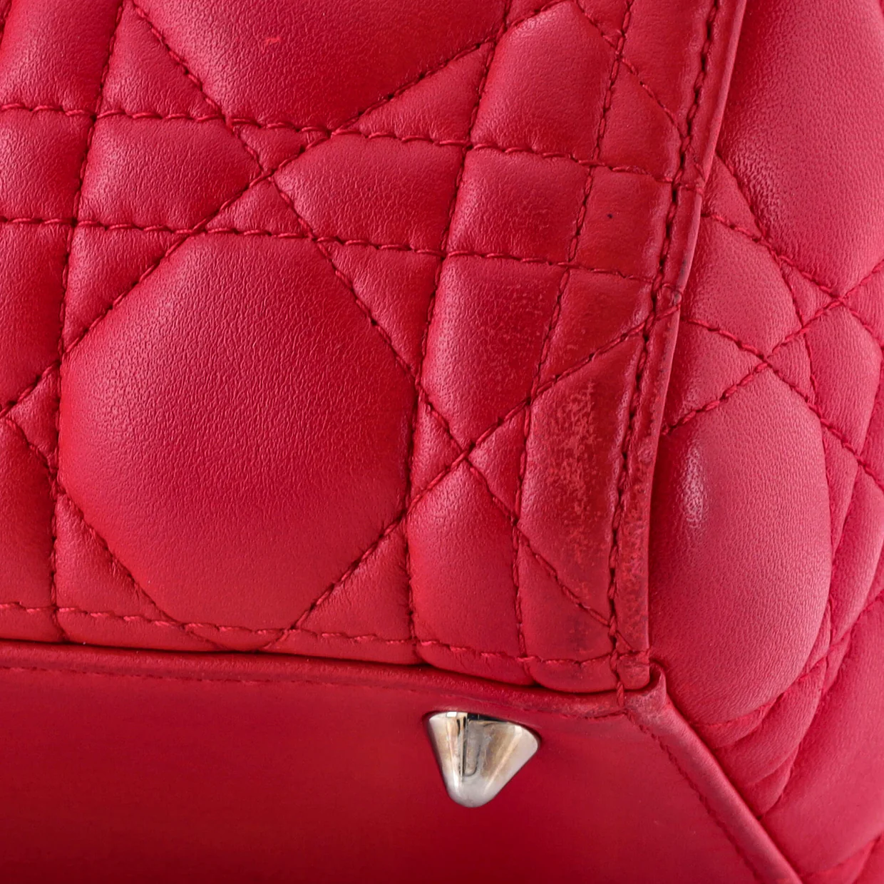 Lady Dior Bag Cannage Quilt Lambskin Medium - Deep Luxury