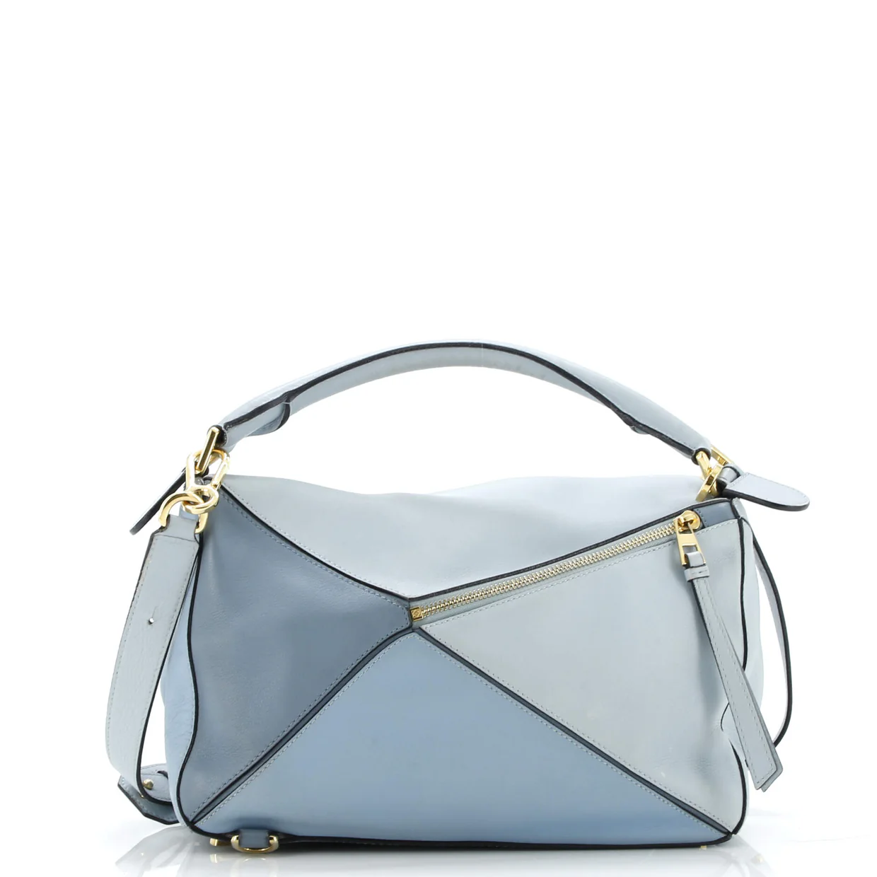 Puzzle Bag Leather Medium - Deep Luxury