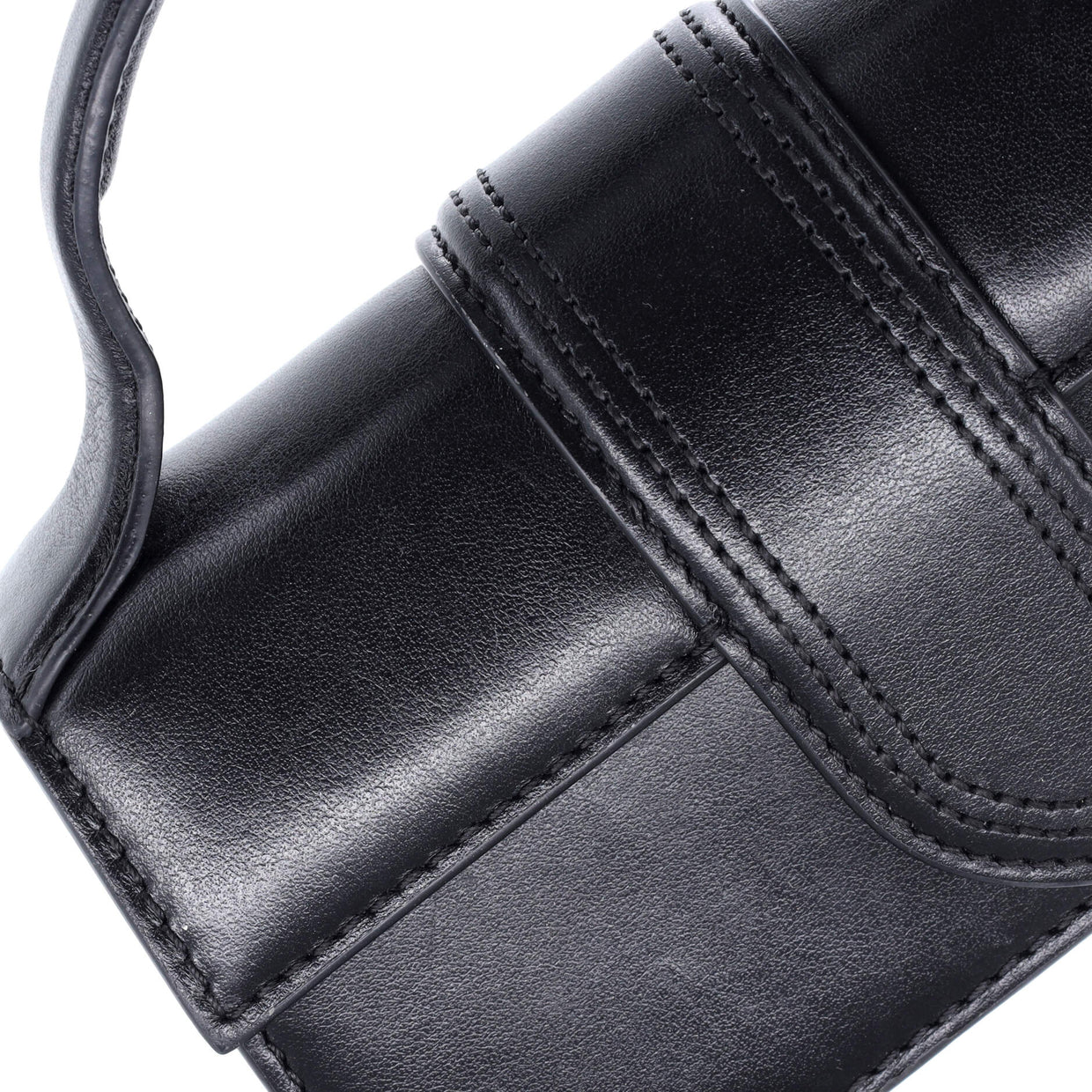 Le Bambino Top Handle Flap Bag Leather - Deep Luxury
