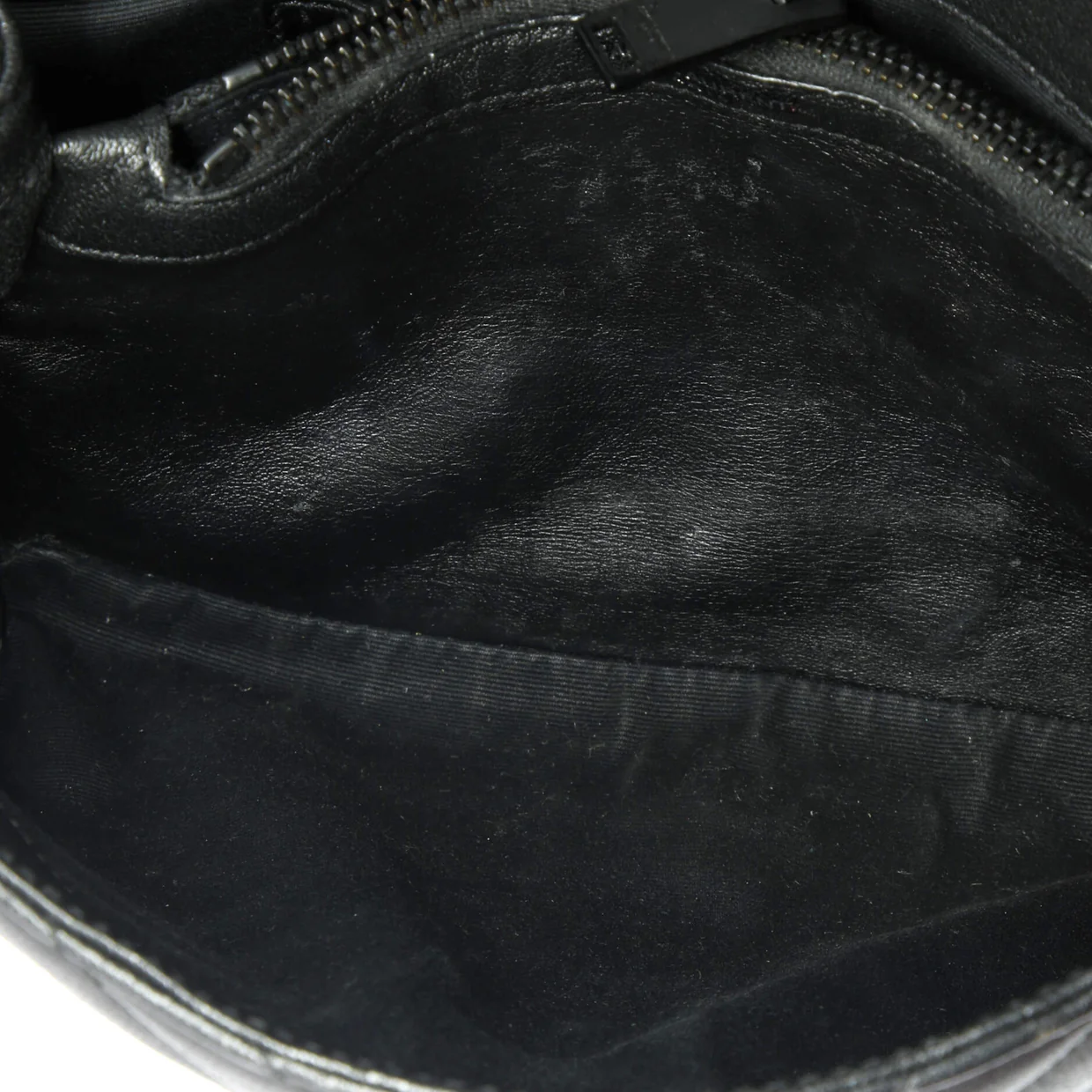 Classic Monogram College Bag Matelasse Chevron Leather Medium - Deep Luxury